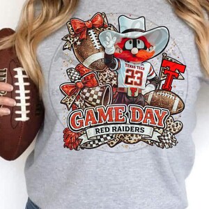 Texas tech-t-shirt png, DTF, sublimeringsdesigner, maskot-t-shirts