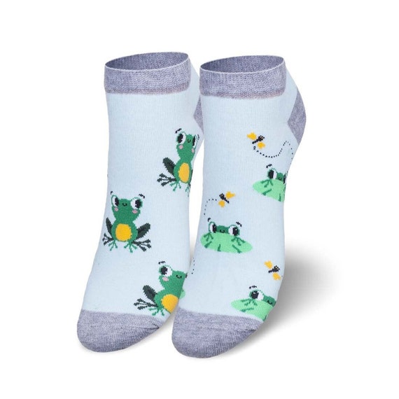 Calze Donna Corte Calzini Colorati Con Motivi, Divertenti Calzini Pazzi Per Uomini E Calzini Natale Donna - Foto 3