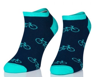 Bicycle Cycle Bike Men Socks, Funny Socks, Cozy Socks, Men Socks, Crazy Socks, Colorful Socks, Gift Idea, Perfect Gift, Mismatched Socks