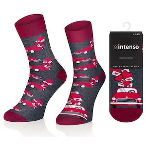Love Birthday Gift Valentine&#39;s Day Men Socks, Funny Socks, Cozy Socks, Men Socks, Colorful Socks, Gift Idea, Perfect Gift, Mismatched Socks