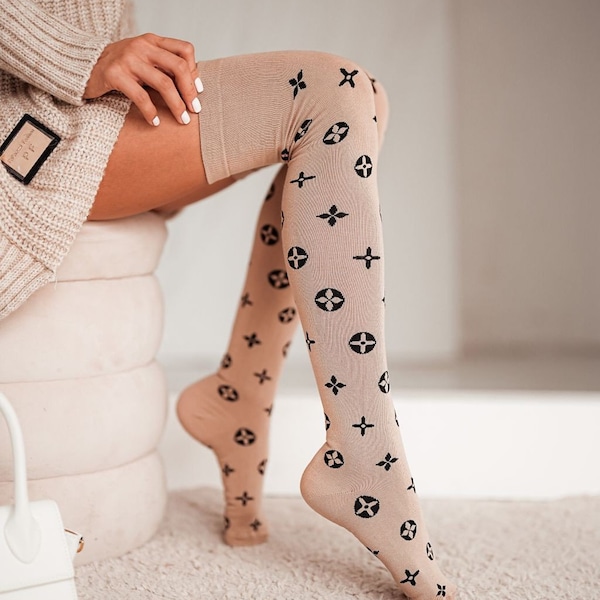 Fashion Cotton Over The Knee Socks Variants, Funny Socks, Cozy Socks, Women Socks, Colorful Socks, Gift Idea, Perfect Gift, Mismatched Socks