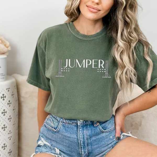 Hunter Jumper Discipline Comfort Colors Tee, Jumper Shirt, Hunter Jumper Shirt, Equestrian Shirt, Show Jumping Shirt, Horse riding Shirt