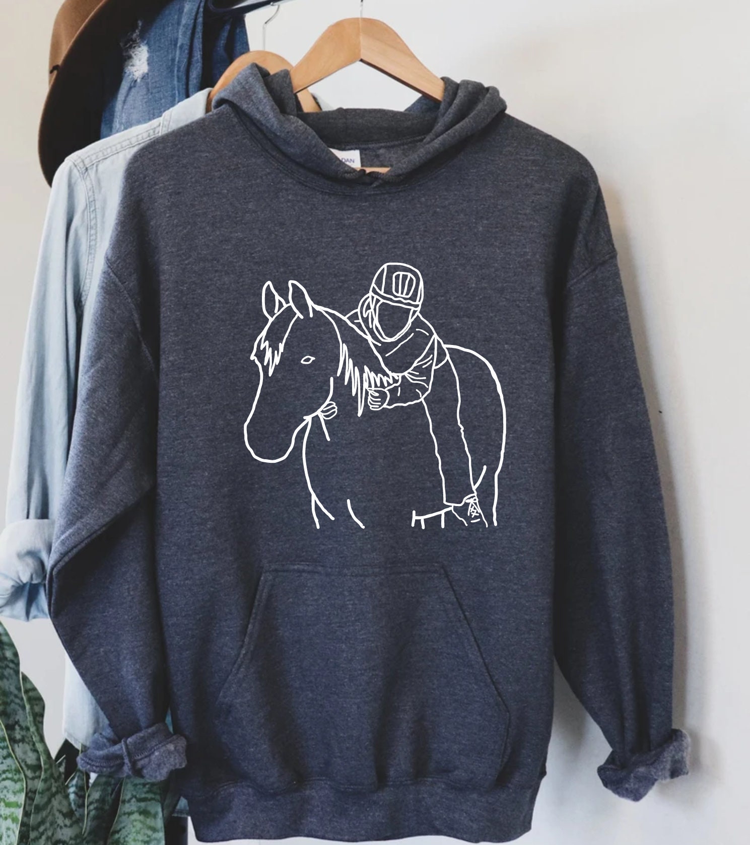 Without A Horse Customizable Hoodie