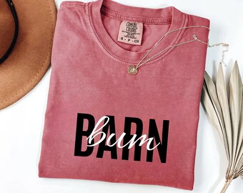 Barn Bum Equestrian Tee for Horse Lovers, Perfect Gift for Horse Owners and Riders