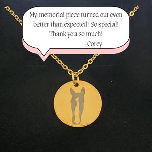 Collar de caballo personalizado – Colgante de caballo grabado con foto – Joyería ecuestre personalizada – Regalo conmemorativo de caballo – Collar de chica con caballo imagen 7