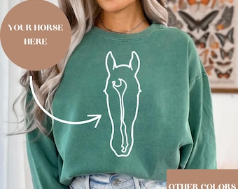 Sudadera personalizada con diseño de caballo, Camiseta personalizada con diseño de caballo, Regalo del Día de la Madre para jinetes