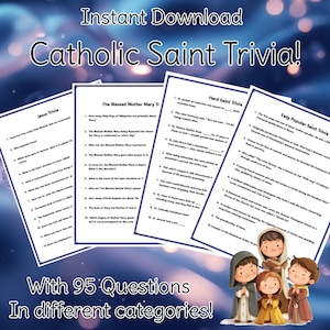 Heilige trivia, katholieke trivia, katholieke heilige trivia, Jezus trivia, katholieke catechismus, katholieke trivia Spel, katholieke trivia