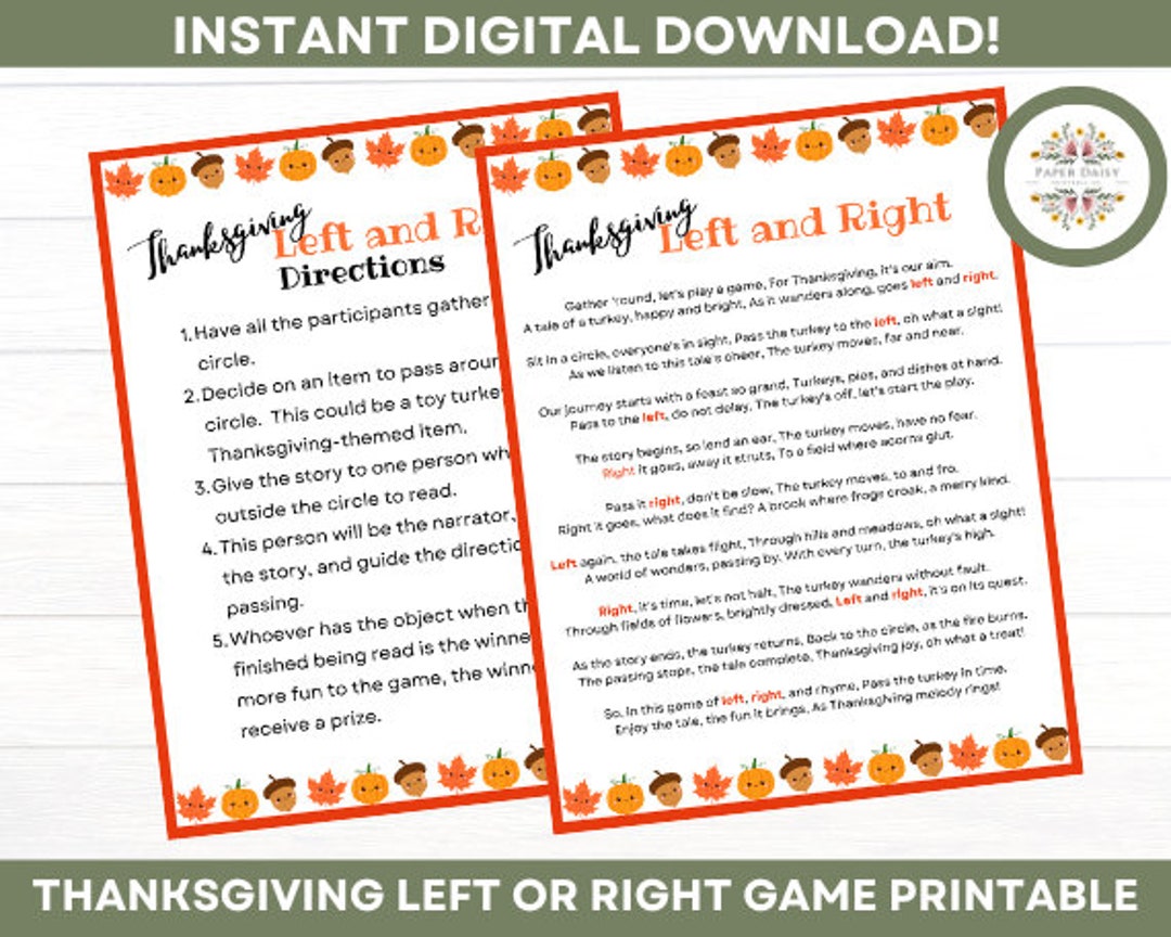 Thanksgiving Left Right Game Thanksgiving - Il 1080xN.5466332714 L1ri 