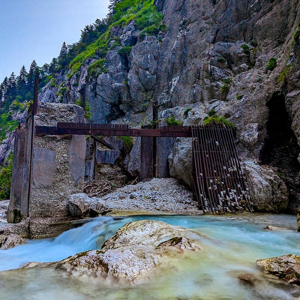 Leinwand Höllental Zugspitze