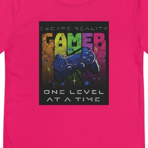 Escape Reality One Level at a Time Long Sleeve Youth Tee