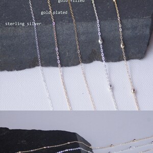 Rotkehlchen Vogel Anhänger Kette: Porzellan Goldkette, Silberkette Sterling Bild 10