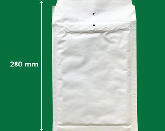 Small white bubble envelopes 150x220mm, self-adhesive, recyclable