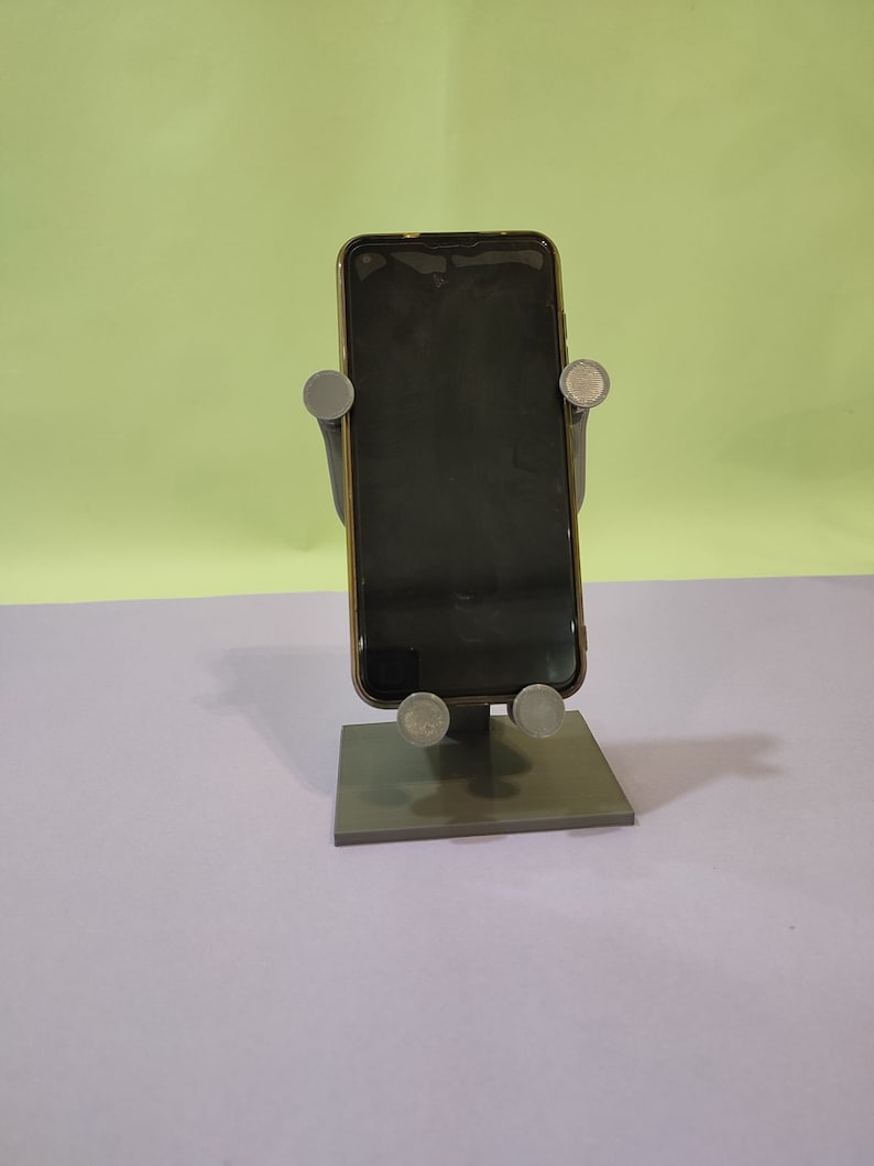 3D STL File Phone Holder Model With Adjustable Arms Etsy