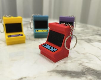 Retro Arcade Keychain (3D Printable STL Files)