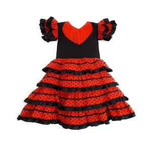 Robe flamenco sevillane pour Fille image 1