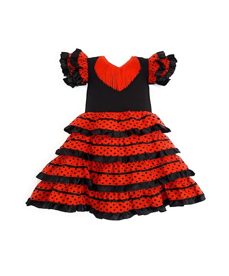 Robe flamenco sevillane pour Fille image 1