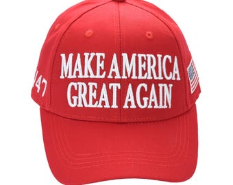 Make America Great Again Trump Cap – Classic Red MAGA Dad Hat, Embroidered