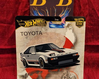 Hot Wheels Collector Vehicle - Toyota Supra A70 Auto Conveyor, Premium Display Model With Moving Parts