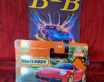 Matchbox Porsche 911 Carrera Cabriolet Rot – Modellauto Spielzeug