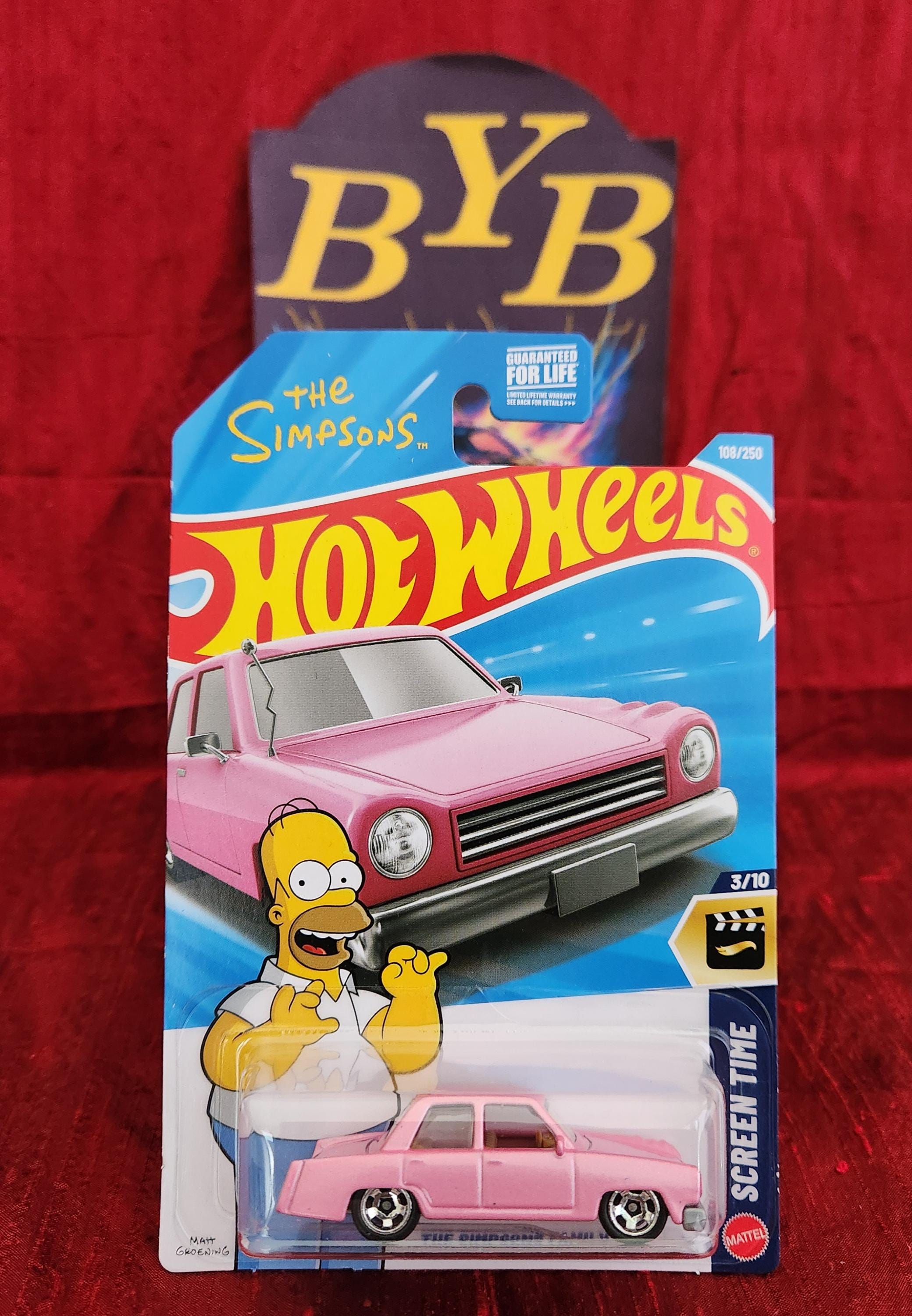 The Simpsons Hot Wheels - Etsy