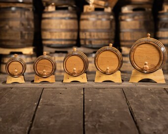 Oak barrel 3l and 5 l and 10l and 20 l | Oak Whiskey Barrel | Groomsmen Gift | Best Man | Groom Gift | Gifts for Men | oak barrels