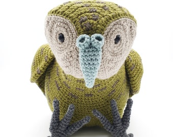 Karepo the Kakapo | Easy to follow | New Zealand Wildlife Collection | Crochet Pattern |  Amigurumi Pattern PDF in English