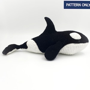 Oscar the Orca | Crochet Pattern |  Easy to follow | Ocean Creatures Collection | Amigurumi Pattern PDF ENGLISH only