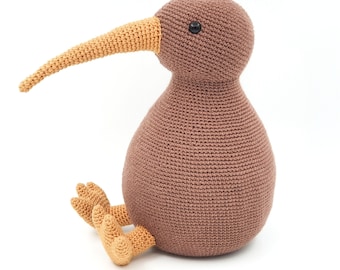Kiri the Kiwi (Bird) | Crochet Pattern | Easy to follow | New Zealand Wildlife Collection | Amigurumi Pattern PDF ENGLISH only