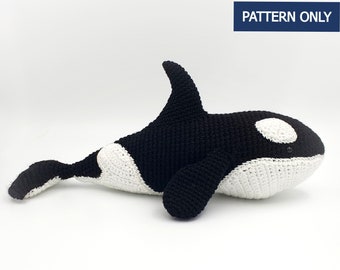 Oscar the Orca | Easy to follow | Ocean Creatures Collection | Crochet Pattern |  Amigurumi Pattern PDF in English