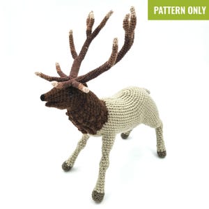 Wallace the Wapiti (Elk) | Crochet Pattern | Easy to follow | New Zealand Fish & Game Collection | Amigurumi Pattern PDF ENGLISH only