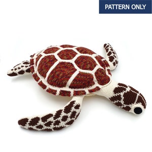 Tarni the Large Green Sea Turtle | Easy to follow | Ocean Creatures Collection | Crochet Pattern |  Amigurumi Pattern PDF in English