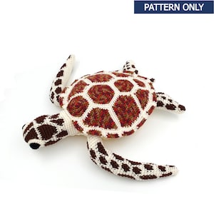 Teina the Medium Green Sea Turtle | Easy to follow | Ocean Creatures Collection | Crochet Pattern |  Amigurumi Pattern PDF in English