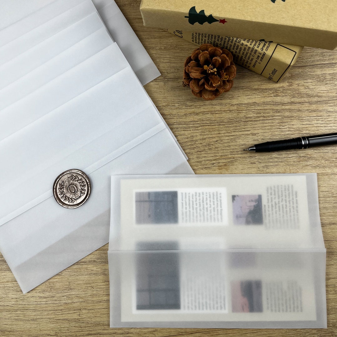 Prefolded Vellum Jacket Bespoke Vellum Sleeves Ideal for Etsy