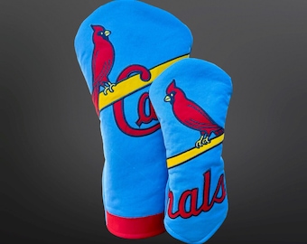 Op honkbal geïnspireerde golfheadcover – handgemaakte jersey hoes