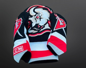 Op Buffalo Hockey geïnspireerde golfheadcover – handgemaakte hoes van jerseystof