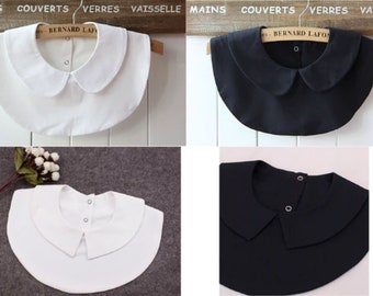 Off White, Black / Fake Collar A650