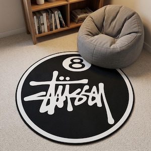 Stussy 8 Ball Rug - Etsy