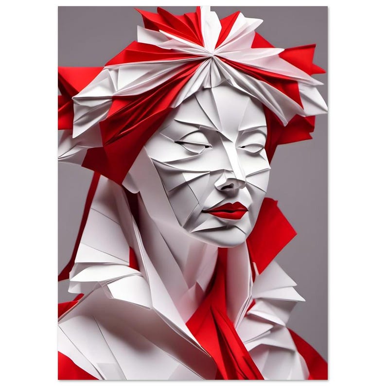 Woman No. 001 — Ivory Horizon (Art Print) 13x18 cm / 5x7″