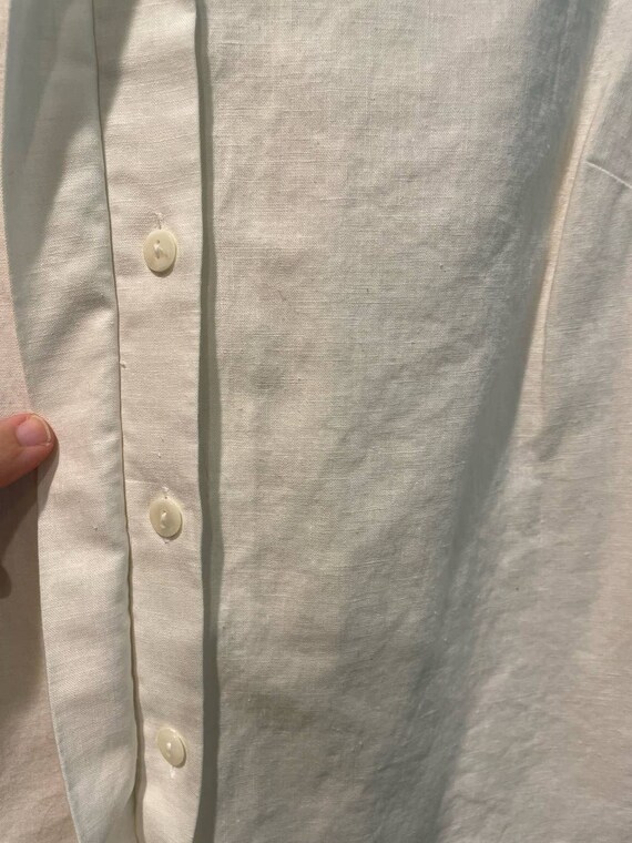Vintage PENDLETON Sleeveless Linen Cotton Blend B… - image 5