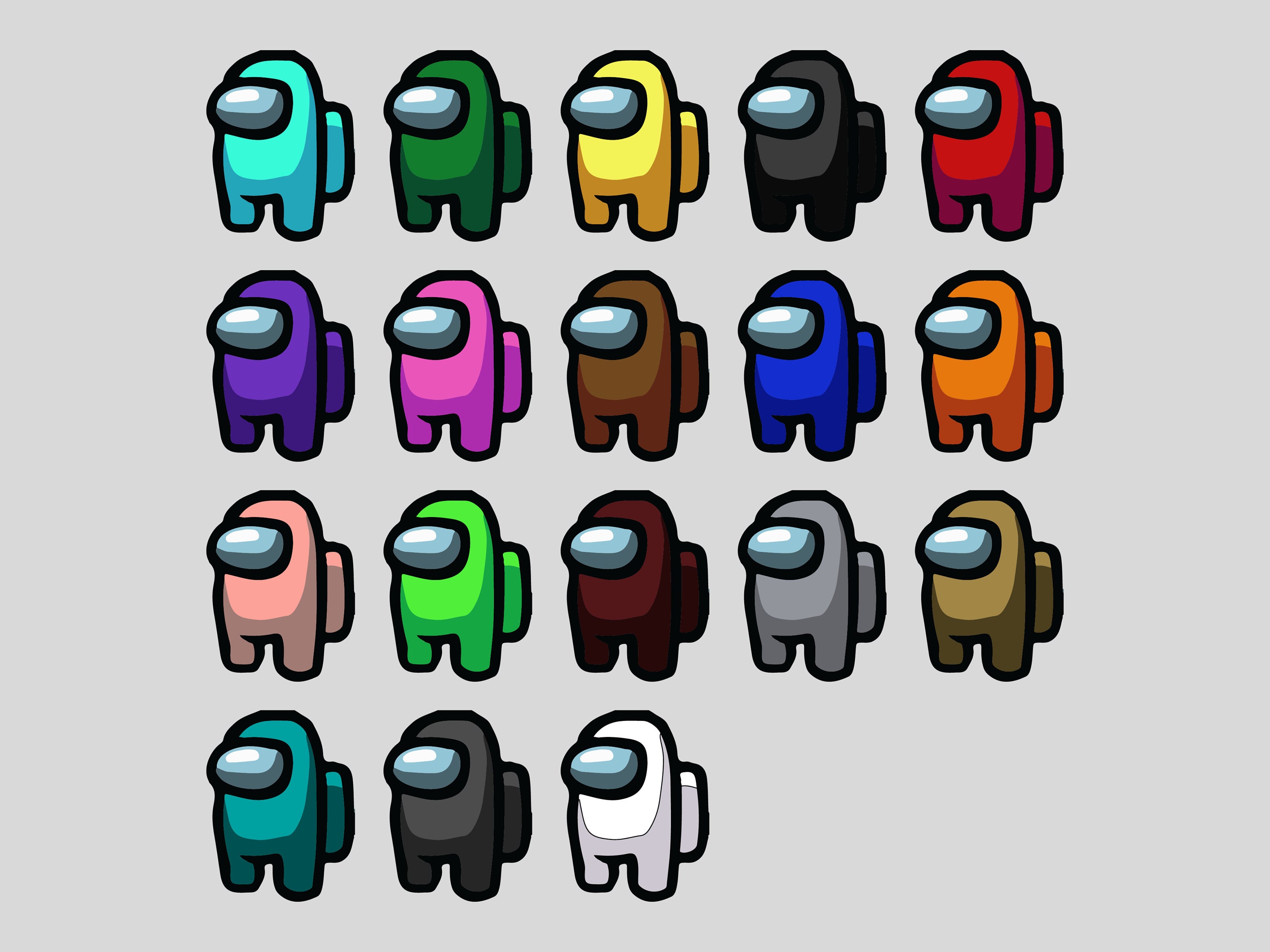 Among Us SVG, Among Us Color Svg, Among Us Layered Svg, Among Us Logo