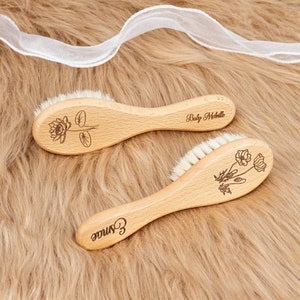 Personalised Baby Hair Brush & Comb Set- Arabic/ English names