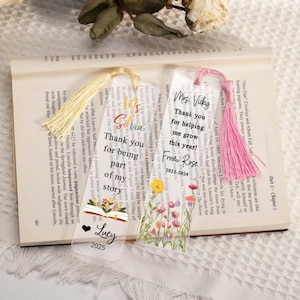 Custom Teachers Bookmark, Christmas Gift for Teacher, Appreciation Gifts, Thank You Gifts,Gifts for Teacher,Retirement Gift,End of term gift