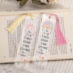 Custom Teachers Bookmark, Christmas Gift for Teacher, Appreciation Gifts, Thank You Gifts,Gifts for Teacher,Retirement Gift,End of term gift