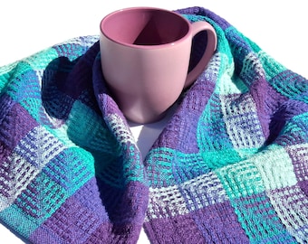 Handwoven Tea Towel with Cotton & Linen Brend, Absorbent dish towels / kitchen towels 17.75" × 30"