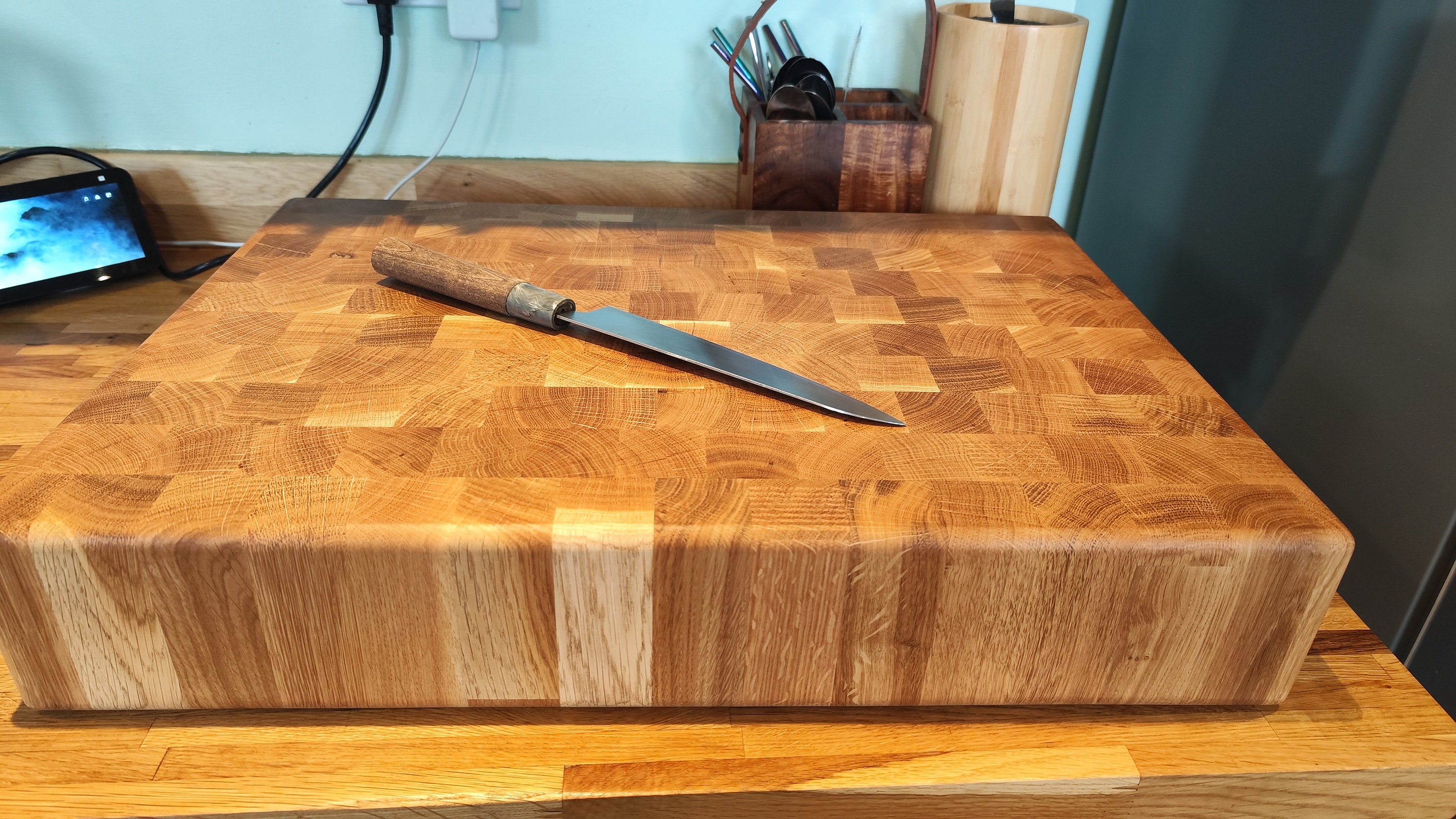 butcher block board
