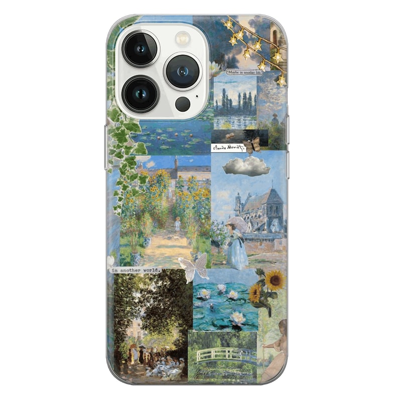 Claude Monet Phone Case, Monet Art Scott Funny Cover for iPhone 15 13 12 Pro 11 14 8 7 Samsung S23 S22 A73 A53 A13 A14 S21 1