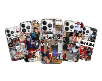 Eminem The Rap God Phone Case, Eminem HipHop The Rapper Cover for iPhone 15 13 12 Pro 11 14 8 7 Samsung S23 S22 A73 A53 A13 A14 S21