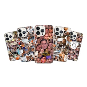 The Office Phone Case, The Office Dunder Mifflin Michael Scott Cover for iPhone 15 13 12 Pro 11 14 8 7 Samsung S23 S22 A73 A53 A13 A14 S21