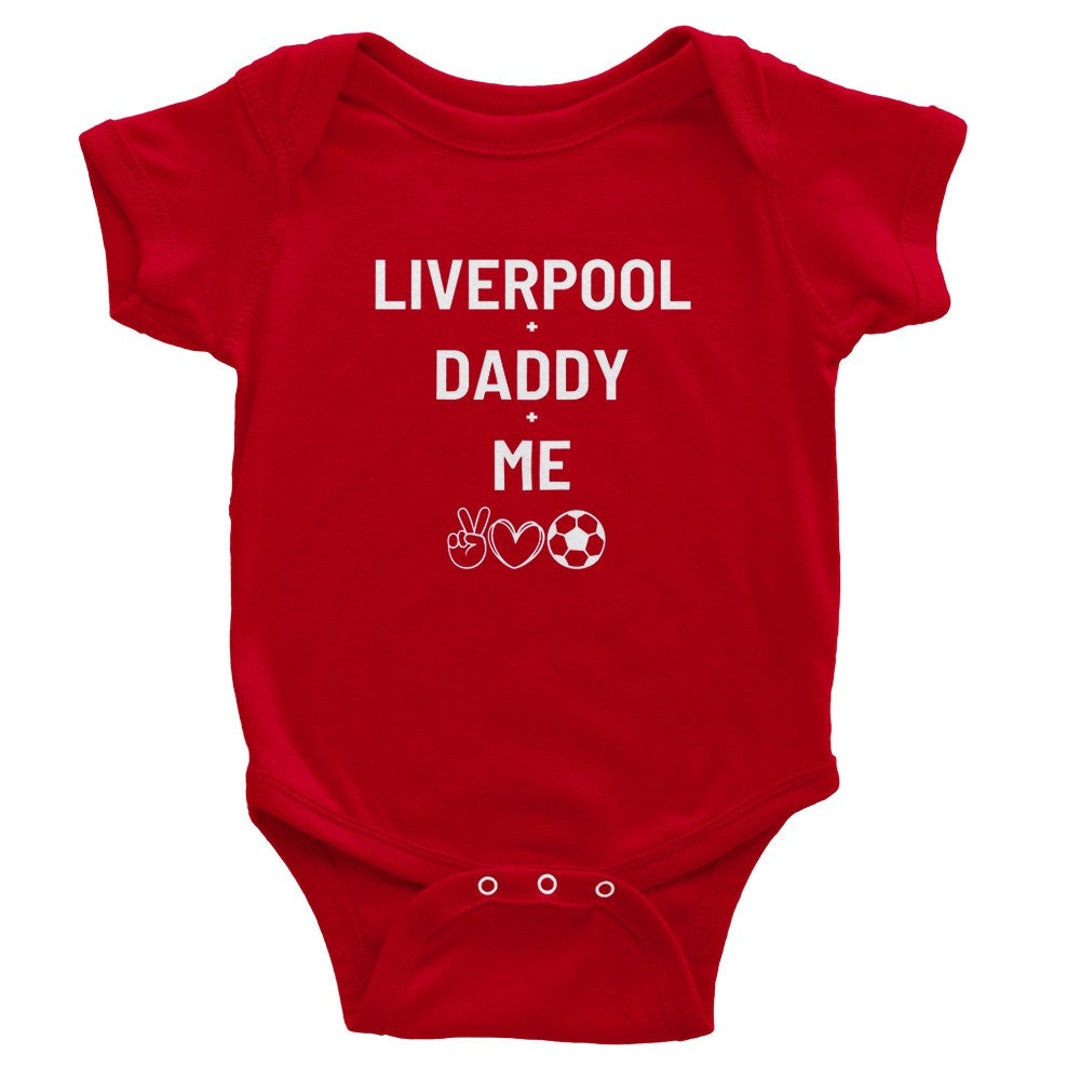 Liverpool Baby Grow 'liverpool Daddy Me' Onesie Etsy