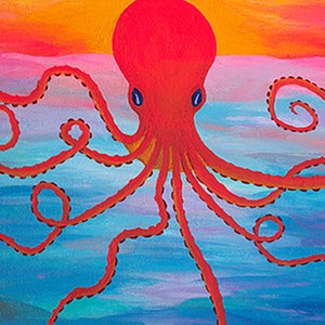 Octopus bookmark